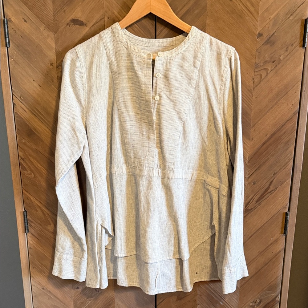 J. Crew Cream Button Down Shirt